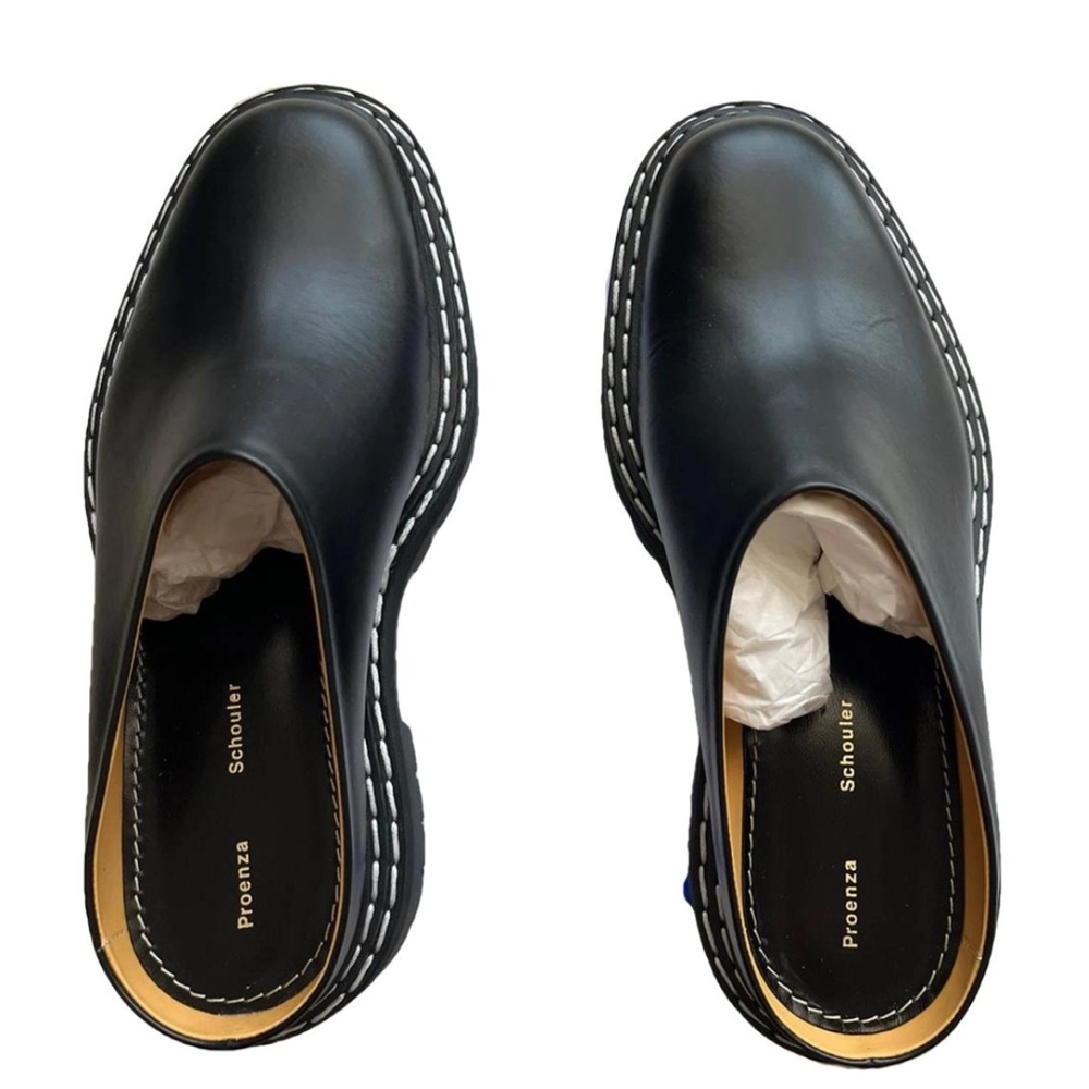 Proenza Schouler Black Lug Sole Mules only worn once. Pristine perfect condition